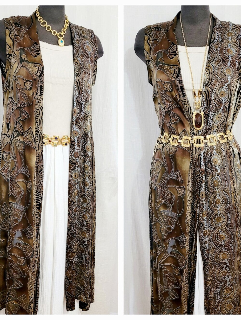 Boho Style Long Vest